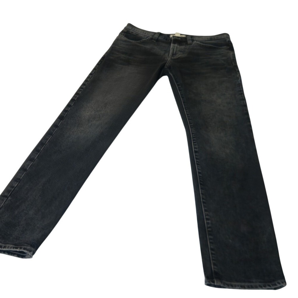 Madewell Jeans Mens 33 Black Slim Fit Faded Dark Wash‎ Denim Pants